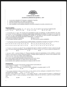 Exame de Química – 2019 (UP): Conteúdos Essenciais e Dicas de Preparação