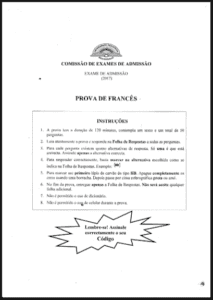 Exame de Francês – 2017 (UP): Conteúdos Fundamentais e Guia de Estudo
