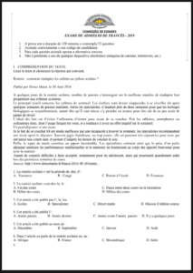 Exame de Francês – 2019 (UP): Conteúdos Essenciais e Guia de Estudo